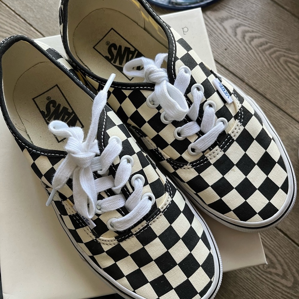Checkered Vans